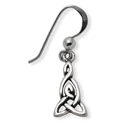 Celtic Weave Earrings in Sterling Silver