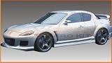 03-UP MAZDA RX8 MAZDA SPEED STYLE SIDE SKIRT