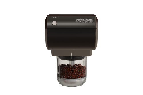 Black & Decker CG800B Spacemaker Traditional Mini Food Processor and Coffee Grinder, Black