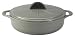 Daniel Boulud Kitchen Infiniti Cast-Iron Cookware 5-Quart Braising Roaster, Gray