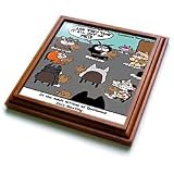 Londons Times Funny Cat Cartoons - 12-Step Cat Programs - Trivets