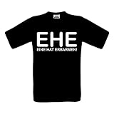 JGA T Shirt Ehe Eine hat Erbarmen! S M L XL XXL XXXL Textil black / Motiv weiss L 31VWTXXN6OL. SL160 JGA T Shirt Ehe Eine hat Erbarmen! S M L XL XXL XXXL Textil black / Motiv weiss L