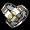 Balami - size 6.25 Titanium Ring with 14K Gold Design