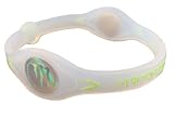 Monster Energy Bracelet Wristband CLEAR TRANSPARENT w/ GREEN Letters (Medium 7.5") Energy - Strength - Balance