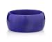 Blue Dyed Agate Bangle Bracelet