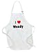 I Love/Heart Wendy Full Length Apron with Pockets (Various Colors Available)