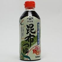 ヤマサ 昆布つゆ 500ml