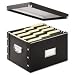 Snap-N-Store Snap Together File Box, Letter/Legal Size, Glossy Black (SNS01536)