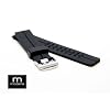 22mm Double Tang Modena Italian Rubber Dive Watch Band Fits LuminoxSeries: 3000 Original Navy SEAL Dive Series, etc.