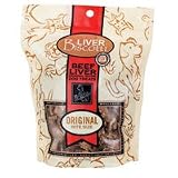 Premier Liver Biscotti Dog Treats Original Recipe Original Bite Size 8oz. Bag by Premier
