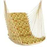 Cushioned Single Swing - Fruit Patch Citrus DuraCord fabric