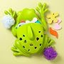 FROG POD DELUXE- Both the Frog Pod and complete designer bath toy set