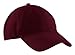 Port & Company Brushed Twill, Low Profile Cap, Maroon, One Size