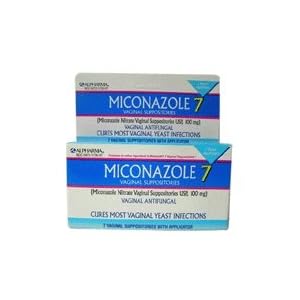 Miconazole 7 Day Vaginal Suppositories 100 mg - 7 ea