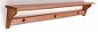 Amish Quilt Rack with Shelf -Clamp Style-36"- Solid Oak (Choose Your Custom Stain Option)