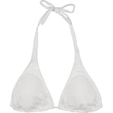 FULL TILT Halter Womens Swimsuit Top - White