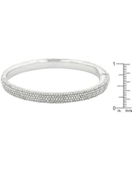 Pave Classic Style Bangle Bracelet
