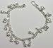 Anklet: w/Bells, silvertone (JABC)