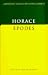 Book Horace: Epodes (Cambridge Greek and Latin Classics)
