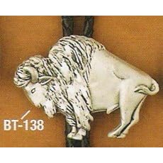 Pewter Buffalo Southwestern Bolo Tie by Western Earrings