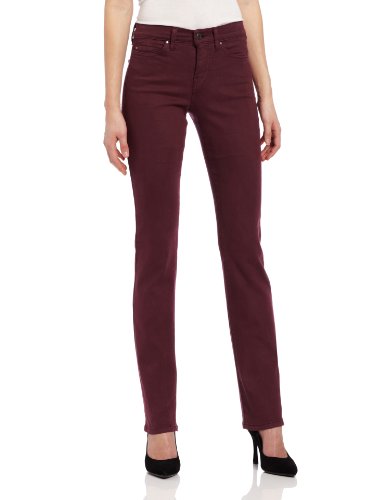 Levi's Women's 512 Petite Straight Leg Pants, Winetasting, 12 Medium