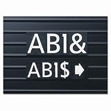  : Quartet Magnetic Letters/Numbers/Symbols Set, Helvetica, 1in., Set Of 128
