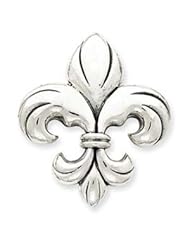 Sterling Silver Fleur de lis Pendant