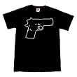 FALL OUT BOY - Gun - Black T-shirt