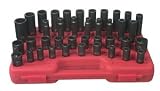 1/2 Drive Metric Master Impact Socket Set - 39 Pc.