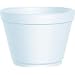 Dart 16MJ32 16-Ounce Capacity 3.3 Inch Height Heavy Duty Foam Food Container 25-Pack (Case of 20)