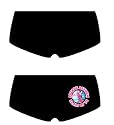 Arcade Asylum Girls Black Running Shorts Medium Girls