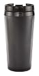 Zak Designs Stainless Steel16-Ounce Travel Tumbler, Black