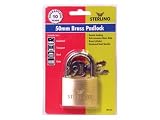 Review Sterlng  / Sterling Bpl152 Padlock Dbl/Lk Brs.50Mm