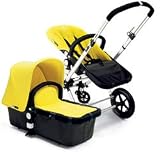 2007 Bugaboo Cameleon Stroller Grey Base/ Yellow Fleece Fabric
