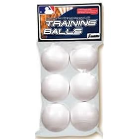 Franklin Training Baseballs, Seamed/Solid, 9 inch - 6 pack