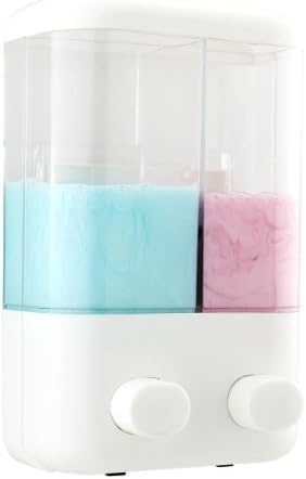 Dual Shampoo and Conditioner Shower Dispenser White - 34 Ounces
