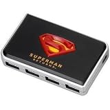  : 4PORT USB 2.0 Hub Irocks Superman Blue
