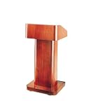 Da-Lite 25 Pedestal Lectern with Contemporary Styling and Veneer Finish
