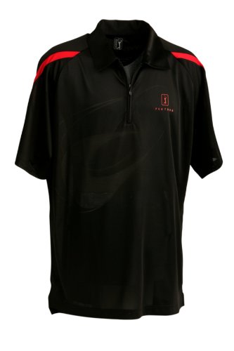 PGA TOUR Herren Polo Funktionshemd Newburgh, schwarz, M Preisvergleich
