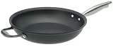 Anolon Titanium Nonstick Dishwasher Safe 12-Inch Open French Skillet with Helper Handle