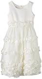 Bonnie Jean Girls 7-16 Ivory Bonaz Floral Dress, Ivory, 16