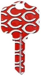 Cincinnati Reds Kwikset KW1 House Key