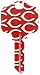 Cincinnati Reds Kwikset KW1 House Key