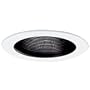 Hubbell Lighting Prescolite TA120BF 4-Inch Incandescent Recessed Downlight Baffle, Black
