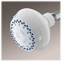 Waterpik 4 Spray Massage Showerhead White with Blue Nozzles