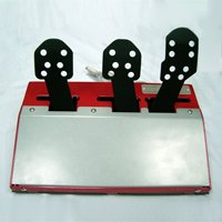 USB Pedals Bundle with USB Adapter, Compatible to Popular PC Racing Wheels