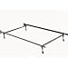 Twin/Full Sturdy Metal Bedframe 79C - T/F with casters