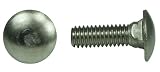 Stainless Steel 18-8 Carriage Bolts 1/2-13 Silver, ANSI B18.5