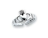 Sterling Silver Antiqued Claddagh Toe Ring