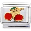 Double Cherry Italian Charm